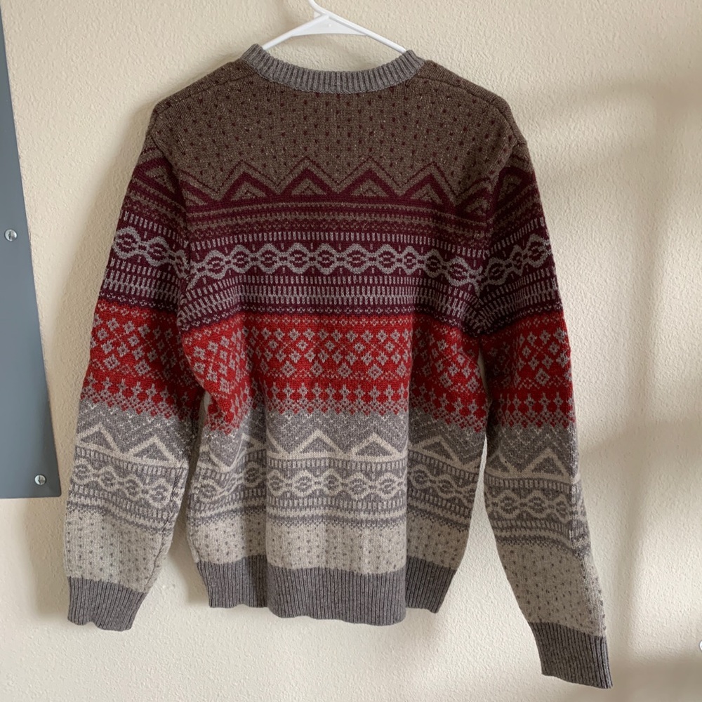 Gap Wool Sweater Winter Pattern - image 2